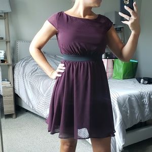 Burgundy/plum colored dress